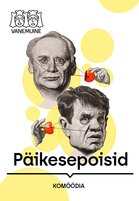 Pikesepoisid Neil Simoni komdia, The Sunshine Boys A drama, Солнечные  мальчики Драма по пьесе Нила Саймона, Veikkuveljet Draama | Piletimaailm