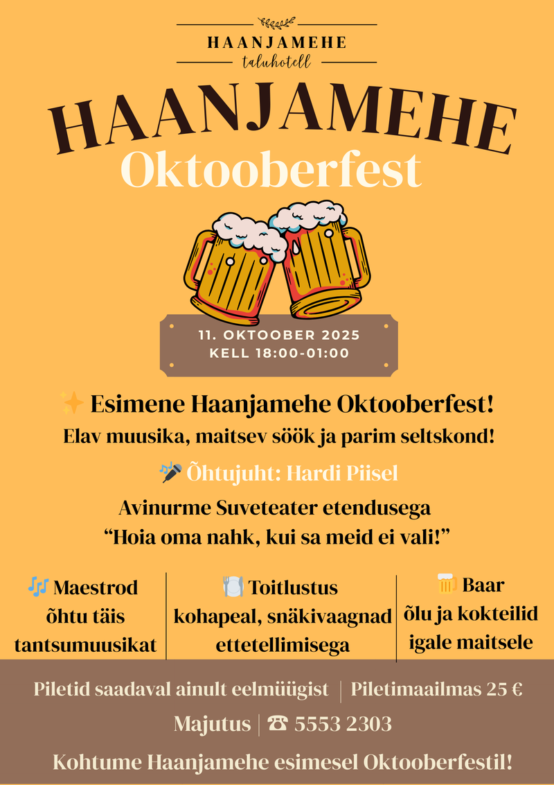 Haanjamehe Oktooberfest 2025