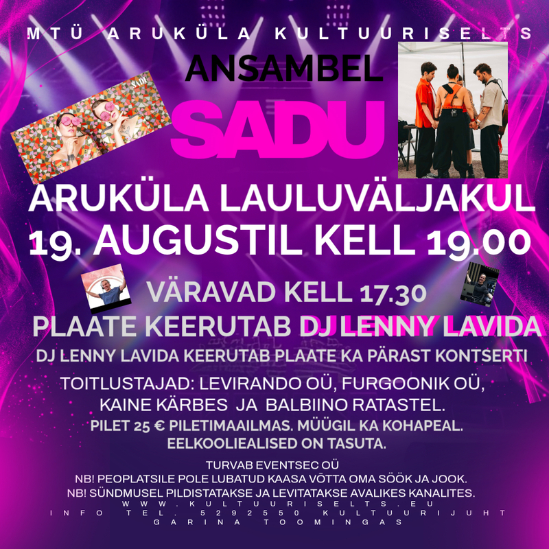 SADU ARUKÜLA LAULUVÄLJAKUL